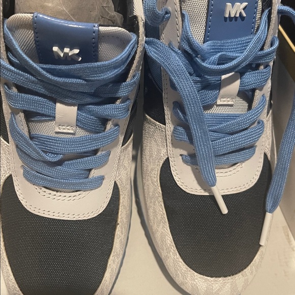 Michael Kors Blue and White Sneakers - Picture 7 of 11